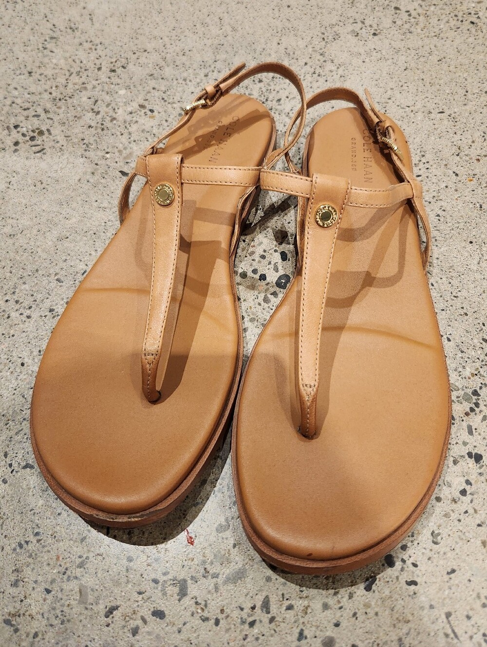 Camel Cole Haan Sandals